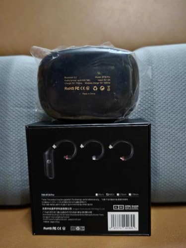 Transform Your Wired Headphones with TRN BT30 PRO Bluetooth 5.2 Ear Hooks Module – 180 Hours Standby, Customizable 2 Pin Connector, and Waterproof Charging Case for Active Lifestyles – Experience Unmatched Audio Freedom and Comfort