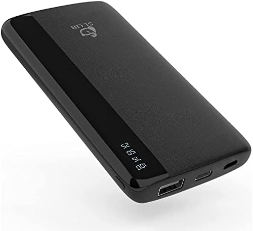 SLu B 12000 m Ah Power Bank – Ultra-Slim Fast Charging Portable Charger with LED Display, Compatible with i Phone, Samsung & Tablets – Reliable On-the-Go Battery Pack for Effortless Device Management and Enhanced Power Solutions