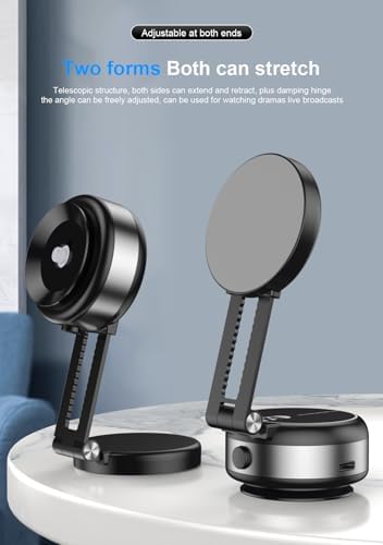 Revolutionary 2025 Vacuum Magnetic Phone Stand: 360° Double-Sided Extension for Enhanced Accessibility, Portable & Foldable Design for i Phone 16/15/14/13/12 – Unmatched Stability & Versatility for Driving and Daily Use