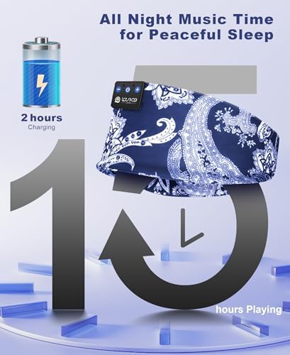 Ultimate Bluetooth 5.4 Sleep Headband Headphones – Designed for Side Sleepers, Unmatched Comfort for Active Lifestyles, Superior Sound Quality, Ergonomic Fit for Enhanced Relaxation, Ideal Tech Gift for Music and Podcast Enthusiasts