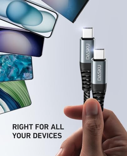 Premium 6 FT USB C to Lightning Charging Cable – 2 Pack for i Phone & i Pad – Fast Charging, MFi Certified, Braided Design for Enhanced Durability & Compatibility with i Phone 14/13/12/11/Pro/MAX/X/8/7 – Ultimate Power Solution for On-the-Go Users