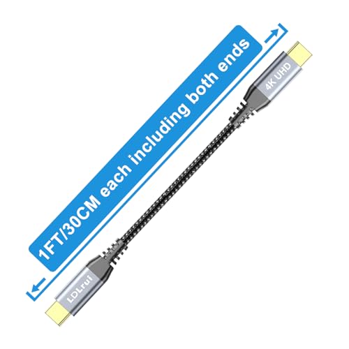 High-Speed USB C Cable 3-Pack: 20 Gbps Data Transfer, 4 K@60 Hz UHD Display & 100 W Fast Charging – Versatile Lengths (1 FT, 3 FT, 6 FT) for Ultimate Compatibility with Dell, Samsung T7, Sandisk & More