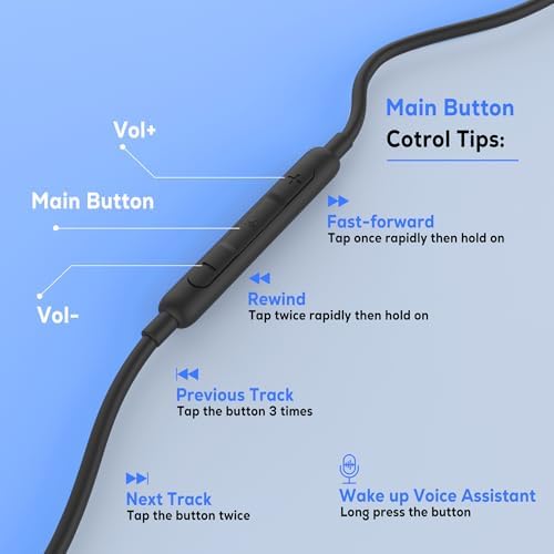 High-Fidelity USB C Earbuds with Built-In Microphone for i Phone 16 Pro Max & Samsung Galaxy – Lightweight, Tangle-Free Wired Headphones for Music and Gaming – Superior Audio Quality & Ergonomic Comfort for All-Day Wear – Seamless Compatibility with Android Devices Including Google Pixel