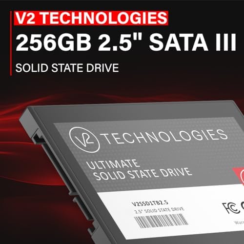 Upgrade Your System with a 256 GB SATA III 6 Gb/s Internal SSD – Lightning-Fast Solid State Drive with SLC Cache & 3 D NAND for Enhanced Speed and Reliability