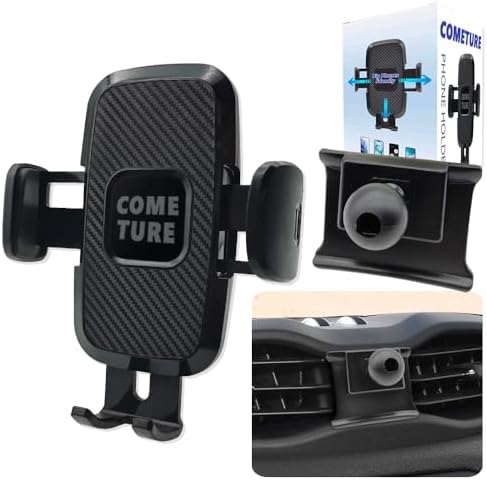 COMETURE 2015-2023 Jeep Renegade Car Phone Holder Mount – Premium Adjustable Smartphone Cradle for i Phone & Android – Enhanced Stability, Easy Installation & Sleek Design for Safe Navigation and Hands-Free Use