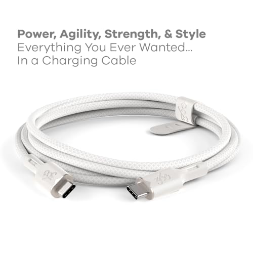 360 Electrical USB-C to USB-C Charging Cable – 5ft, Tangle-Free, Fast Charge Compatible, Ultra-Flow™ Braided, Durable Design – Enhanced Compatibility and Speed