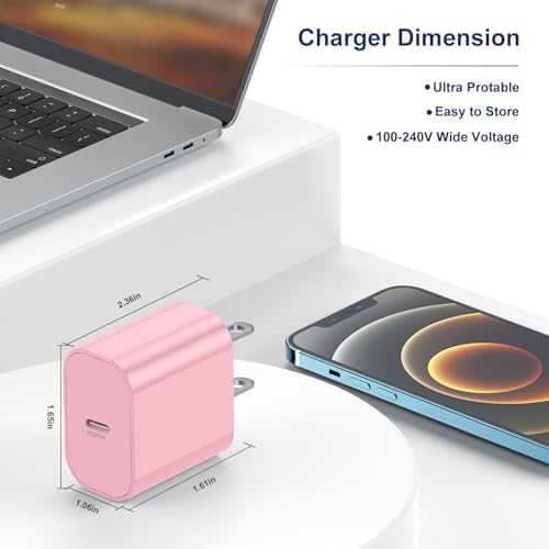 Fast Charging Multi-Port USB C Power Adapter – 5-Port 40 W Wall Charger for i Phone 16 Pro Max, 16 Pro, 15 Pro Max, and More – Compact Cube Design with 3 USB-C and 2 USB-A Ports – Ideal for Efficient Device Charging in Homes and Offices – Built-in Safety Features for Overcharging Protection – Perfect for Busy Professionals and Families