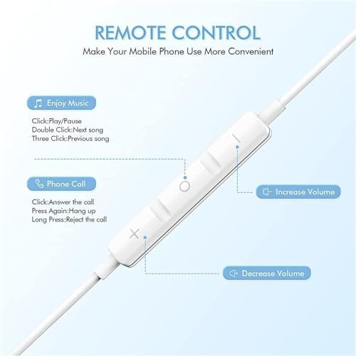 Premium Wired Earbuds for i Phone – Dual Pack with Built-In Microphone and Volume Control – Exceptional Noise Isolation for Unmatched Clarity – Tailored Compatibility with i Phone 14/13/12/11/XR/XS/X/8/7/SE – Ultimate Comfort for Daily Use and Enhanced Listening Experience