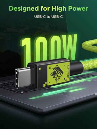 UGREEN 10 FT USB C to USB C Cable – 100 W Ultra-Fast Charging Solution for i Phone 16, Mac Book Pro, Galaxy S24 & More – Durable Nylon Braided Design with 480 Mbps Data Transfer – Essential Tech Accessory for Home, Office & Travel