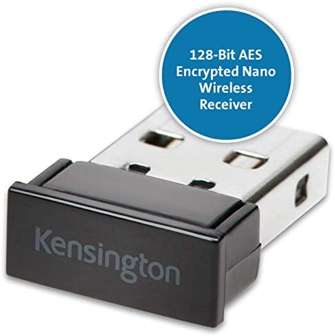 Kensington Slim Type Wireless Quiet Keyboard – Sleek, Low-Profile Design for Ultimate Typing Comfort on Windows & Mac Devices, Enhanced Wireless Connectivity for a Clutter-Free Workspace