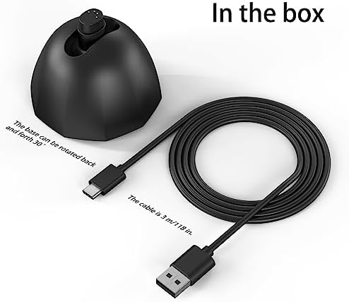 Wired Charging Stand for Google Nest Cam Battery – 9.8 Feet Cable Base for Seamless Power & Enhanced Security – Stylish White Design for Smart Home Setup – Reliable Accessory for Nest Cam Battery Users