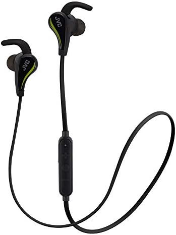 JVC Black and Yellow Wireless Sport Headphones – Water-Resistant Bluetooth Earbuds with Locking Ear Fit for Active Lifestyles – Sweatproof and Secure for Athletes – Ultimate Audio Experience for Workouts and Outdoor Activities