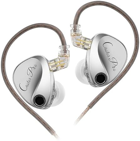 KZ Castor Pro Gaming and Audiophile Dual-Dynamic Driver Earbuds: Customizable Hi-Fi Bass In-Ear Monitors with Ergonomic Design and Detachable 2 PIN-C Cable for Unmatched Comfort and Versatility