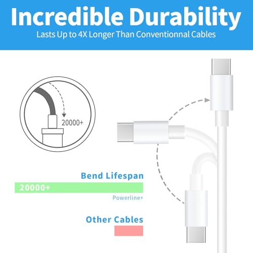 6.6 Ft High-Speed Charging Cable for Arlo Pro/Pro2, Arlo Q, Essential Spotlight XL, Wyze Cam Pan, and Oculus Go – Durable Micro USB Power Cord for Enhanced Smart Home Device Performance and Flexibility