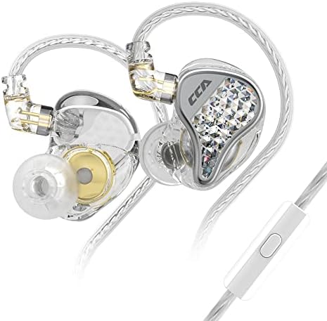 Discover the CCA LYRA Extra Bass Dynamic Driver Hi-Fi In-Ear Headphones – Premium Detachable Wired Earbuds for Audiophiles and Gamers (Sleek Blue Design, Integrated Microphone) – Unmatched Comfort and Superior Sound Clarity for All-Day Enjoyment