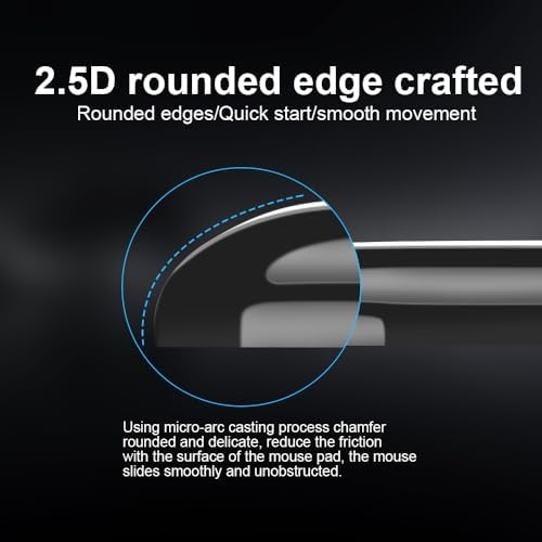 Transform Your Gaming with HUYUN Ultra Strong Glass Mouse Feet Skates for Logi G502 – Precision, Speed, and Effortless Gliding for Unmatched Performance! Enhance Your G502 Experience with Durable, Curved Edge Design for Reduced Friction and Superior Tracking in Competitive Play!