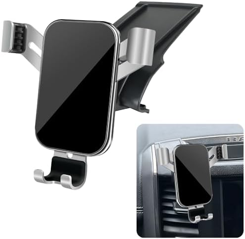 Dodge RAM 2013-2018 Premium Car Phone Holder: Enhanced Stability & Charging Cradle for 1500, 2500, 3500 Models – Ultimate Mobile Accessory for Safe Navigation & Hands-Free Communication