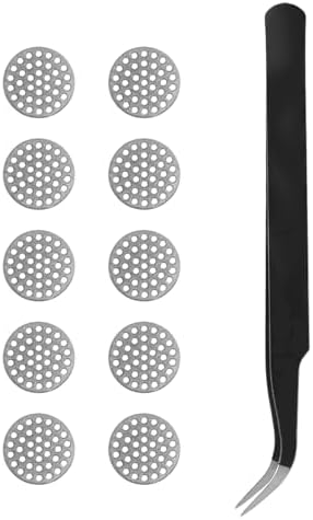 Ultimate Earbud Dust Protection Mesh Replacement Set for Sennheiser Momentum True Wireless 4/3 & Technics EAH-AZ80 – 10 Pack Silver Filters for Superior Sound Clarity, Easy Maintenance, and Enhanced Longevity Against Dust and Debris
