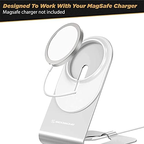 Scosche MSQP Magnetic Wireless Charger – Ultra-Fast Mag Safe Charging Pad for i Phone 12, 13, 14, Air Pods, and More | Sleek Black Design for Effortless Power | Compact and Versatile Wireless Charging Solution for Home and Travel