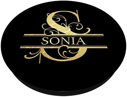 Sonia Name Personolized Gift PopSockets Grip and Stand for Phones and Tablets – Enhanced Compatibility and Speed