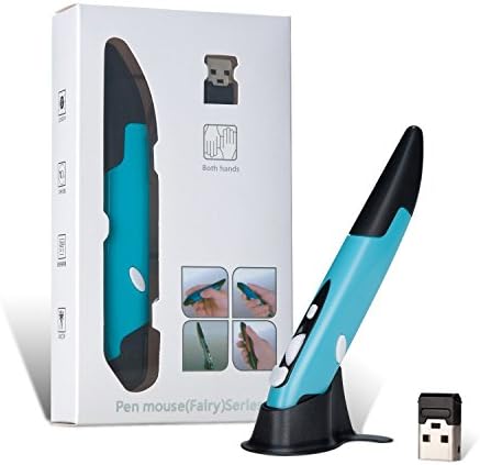 Transform Your Workflow with the Lychee Wireless Optical Pocket Pen Mouse – Compact 2.4 GHz Mini Air Mouse Featuring Adjustable 800/1200/1600 DPI for Ultimate Precision on PC, Laptop & Mac – Sleek Grey Design for On-the-Go Professionals and Students