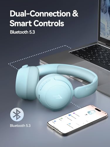 Elevate Your Audio Experience with 1 MORE HQ20 Wireless On-Ear Headphones – Lightweight, Foldable Design for Ultimate Portability – 65 Hours of Impressive Playtime Perfect for Students and Travelers – Enjoy Safe Listening at 85 d B Volume with Noise-Canceling Technology – Seamless Bluetooth Connectivity for Android and i OS Devices – Integrated Microphone for Effortless Call Management – Durable Build with a Sleek Black Finish Ideal for Extended Use – Your Go-To Headphones for School, Travel, and Leisure Activities – Discover Unmatched Comfort and Quality Today!