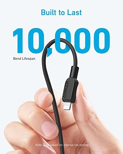 Anker 6 FT USB C to Lightning Cable Duo – MFi Certified High-Speed Charging Solution for i Phone 14 Series and More – Durable & Flexible Dual Pack for Ultimate Convenience and Connectivity