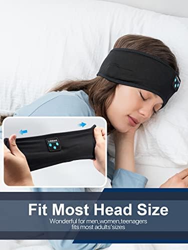 Ultimate Bluetooth Sleep Headphones Headband for Side Sleepers – Premium Wireless Music Mask with HD Sound for Travelers, Yogis, and Meditation Lovers – Unleash Effortless Comfort and Serenity with Cutting-Edge Connectivity and Relaxing Audio Experience