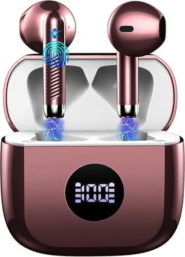 Elevate Your Audio Experience with Jxrev Wireless Earbuds: Advanced Bluetooth 5.4 Connectivity, Exceptional Active Noise Cancellation, and 40-Hour Battery Life – Perfect In-Ear Companion for Audiophiles and Busy Professionals Seeking Unmatched Sound Quality and Comfort