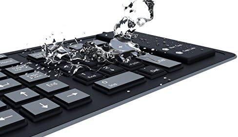 Sungwoo Ultra-Portable Waterproof Silicone Keyboard – Foldable USB Wired Rollup Design for Seamless Typing on PC, Notebooks & Laptops – Perfect for On-the-Go Professionals & Students