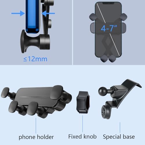 Car Phone Holder Mount for Toyota Sienna 2021 2022 2023 2024 Auto Accessories Interior Decoration Mobile Cell Smartphone Bracket – Enhanced Compatibility and Speed