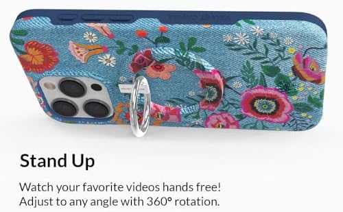 Elevate Your i Phone Experience with VELVET CAVIAR Mag Safe Compatible Phone Grip – Magnetic Ring Holder & Adjustable Stand for Models 12-16 (The PPG Girl Power) – Stylish, Portable, and Removable Accessory for Enhanced Functionality