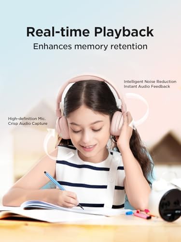 Elevate Your Child’s Audio Adventure with 1 MORE HQ20 Sono Flow Mini Wireless Bluetooth Headphones – Safe Volume Control, 65-Hour Battery Life, Comfortable Over-Ear Design & Built-in Microphone for Seamless Android & i OS Compatibility (Black) – The Ultimate Choice for Young Audiophiles Seeking Quality and Comfort