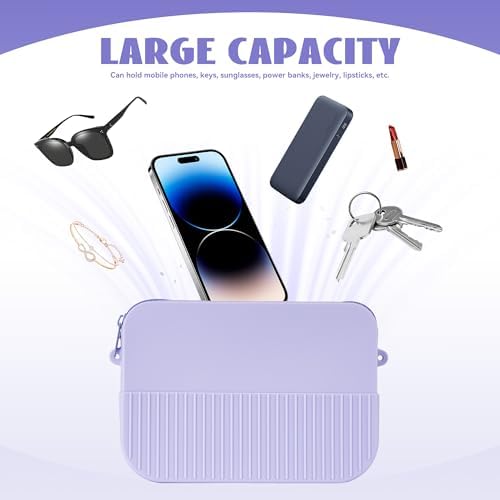 Yofidra Premium Universal Silicone Phone Holder for Bogg Bags – Effortless Mobile Accessory for Beach Adventures – Lightweight, Durable Design for Most Smartphones – Quick Installation for Hassle-Free Travel
