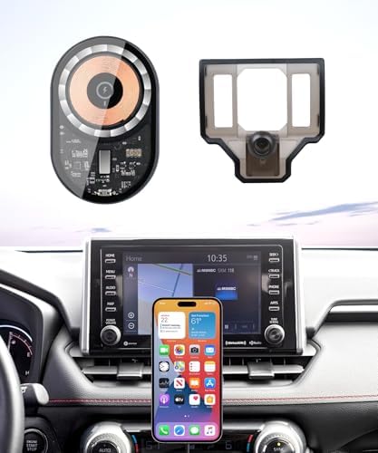 Upgrade Your Toyota RAV4 (2019-2025) with the Ultimate Wireless Charging Phone Holder – 360° Rotating Mag Safe Mount for Seamless Navigation and Effortless Installation, Elevate Your Auto Interior with Style and Functionality
