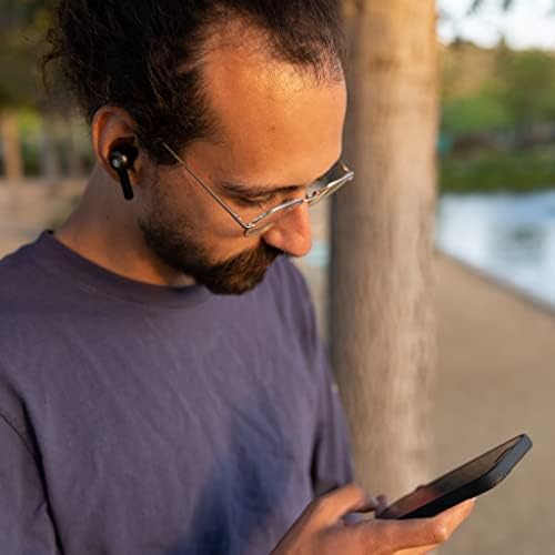 Unleash Your Audio Adventure with Outdoor Tech Ravens True Wireless Earbuds – Low Latency Bluetooth Headphones for Sports and Travel – High-Fidelity Sound, Built-in Microphone, and Rechargeable Case for Enhanced Portability – Ideal for Outdoor Enthusiasts Seeking Seamless Device Compatibility and Comfort