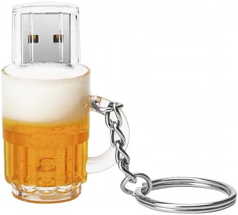 64 GB Cute Beer Mug USB Flash Drive – Fun and Functional Memory Stick for Easy Data Storage – Portable USB 2.0 Drive Compatible with Windows & Mac – Perfect for Students and Professionals