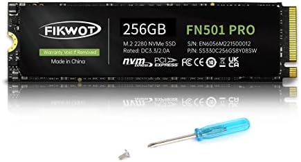 Revolutionize Your Computing with FN501 Pro 256 GB NVMe SSD – High-Speed M.2 2280 PCIe Gen3 Internal Drive with Graphene Cooling, Achieving Up to 3,500 MB/s for Unmatched Performance in Gaming and Multitasking, Compatible with Laptops & Desktops