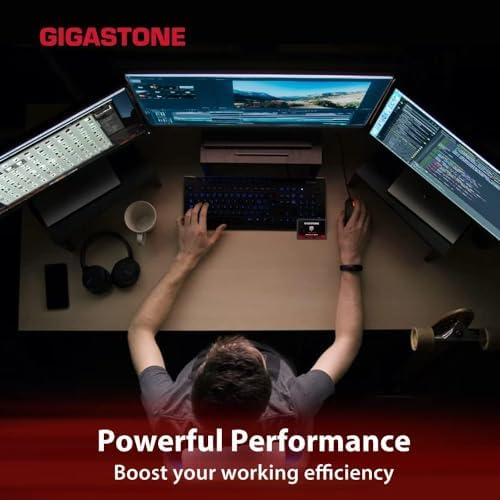 Upgrade Your Laptop or PS4 with Gigastone SATA SSD 128 GB 2-Pack – Lightning-Fast 510 MB/s 2.5″ Internal Solid State Drives for Unmatched Performance and Reliability, Perfect for Gaming and Everyday Tasks