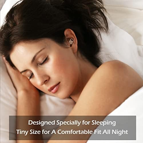 Ultimate Sleep Enhancer: Ultra-Comfort Bluetooth Earbuds for Side Sleepers – Advanced Noise-Cancellation for Snoring Relief and Restorative Sleep – Discreet, Lightweight Design for Uninterrupted Nighttime Bliss