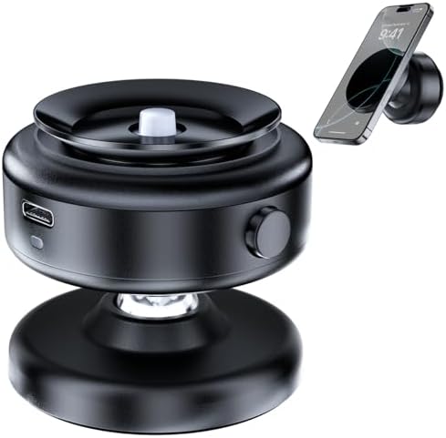 Revolutionary Electric Vacuum Suction Car Phone Holder – 360° Rotating Magnetic Mount for Ultimate Flexibility – Adjustable Stand for i Phone 12-16 Series – Unmatched Stability with Strong Suction for Safe Driving and Navigation – Hands-Free Convenience for Every Journey