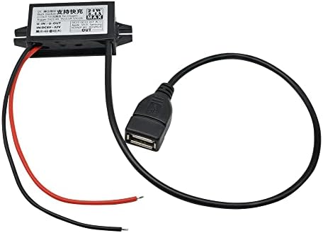 Aideepen Dual-Pack 24 W DC-DC Converter Module – High-Efficiency 12 V/24 V to 5 V USB-A Car Charger for Rapid Device Charging and Universal Compatibility in Automotive Applications