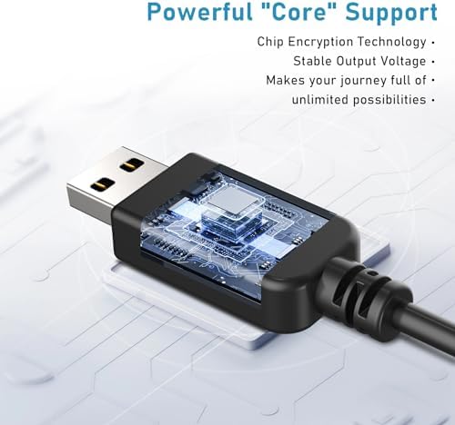 USB to RJ11 Radar Detector Power Cable – 9.84 ft Durable Accessory for Escort MAX 360, Uniden R1/R3/R4, Passport 9500 i, Radenso XP, Beltronics STI – Enhance Detection & Road Safety – Ideal for Long Trips & Daily Commutes – Reliable Plug-and-Play Solution for Optimal Performance and Peace of Mind