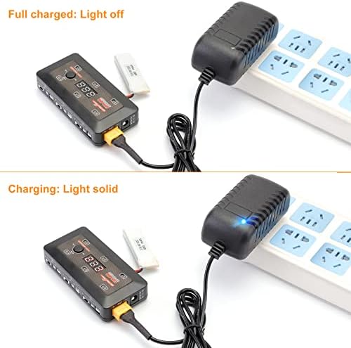 Efficient 12 V 3 A XT60 Plug AC to DC Power Adapter – Optimal Charging Solution for RC Li Po Batteries with Enhanced Compatibility for UP-S6 Balance Charger and More, Compact Design for Portability and Durability