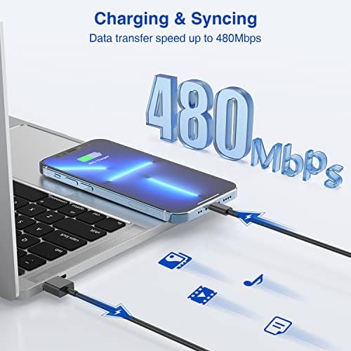 Ultra-Fast Dual Port USB Wall Charger with 10-Foot Lightning Cable – Apple MFi Certified i Phone Charging Solution, Perfect for i Phone 12/11/XR/Xs/8/7/6/SE/i Pad – Compact & Efficient Power Delivery for Home and Travel