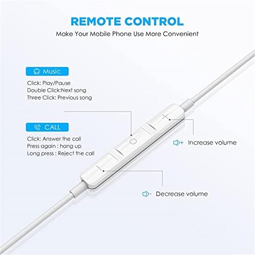 Elevate Your Audio Experience: 2 Pack MFi Certified Wired Earbuds – Superior In-Ear Headphones with Integrated Microphone & Easy Volume Control for i Phone, i Pad, Android & More – Lightweight, Durable Design Perfect for Audiophiles & Professionals – Enjoy Crystal-Clear Sound Across All 3.5 mm Devices