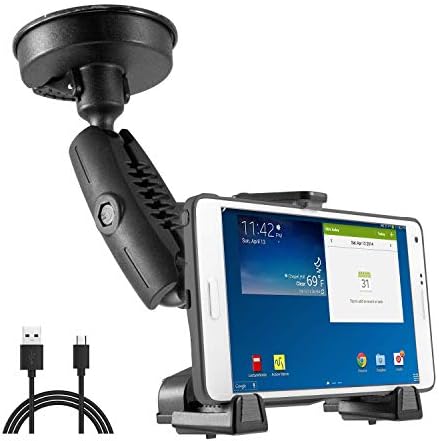 Revolutionize Your Travel with the i BOLT x Pro Dock NFC Bizmount – Heavy-Duty Phone Holder with Superior Suction Power & 2 m Micro USB Charger for Windshield and Dashboard – Ideal for Fleet Managers, Commuters, and Heavy-Duty Vehicles – Unmatched Stability & Universal Compatibility for All Smartphones