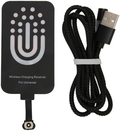 Ultra-Slim Type C Magnetic Charging Receiver – Dual-Function Fast Charging Patch with Versatile Methods & Overcurrent Protection for Small Devices – Optimal Compatibility & Enhanced Performance