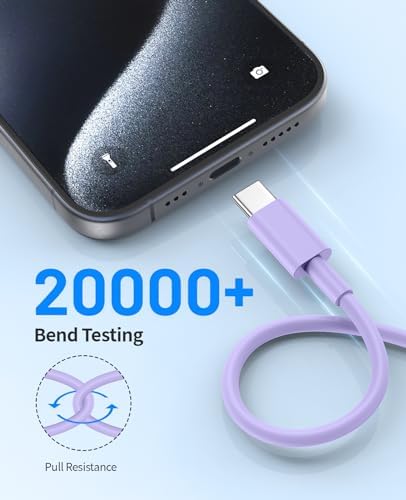 Enhance Your Driving Experience with the 3-Pack MFi Certified Car Play Cable for i Phone 15/16 Series – 6 FT Fast Charging & Durable USB-C Connection for Effortless Navigation and Hands-Free Communication