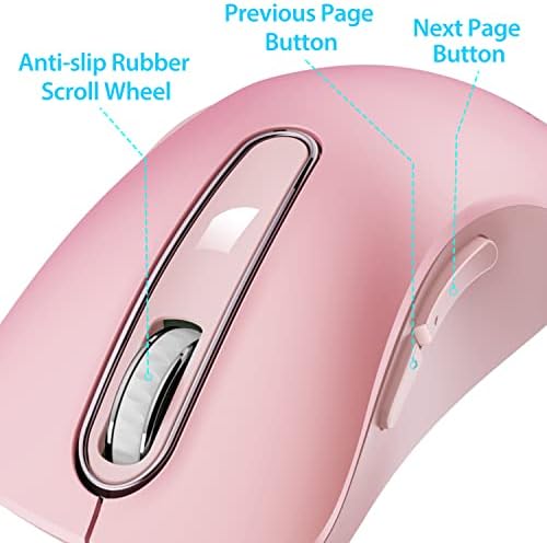 Upgrade Your Workflow with the Memzuoix 2.4 G Wireless Mouse – Ergonomic and Portable 1400 DPI USB Mouse for Laptop, PC & Desktop | 5 Customizable Buttons for Ultimate Control | Ideal for Professionals and Casual Users Alike